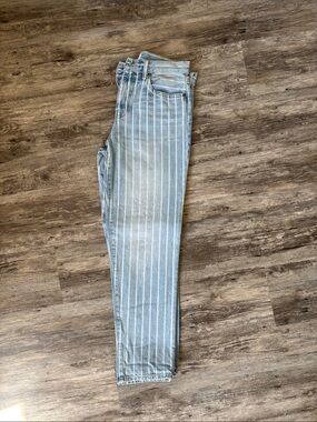 𝅺pistola Presley Light Wash Striped High-Rise Jeans